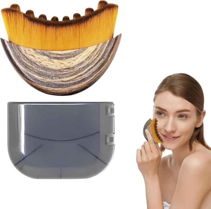 Lymphatic Contour Face Brush, Lymphatic Drainage Massager, Dry Brushing, for Face, Chin & Jawline Sculpting