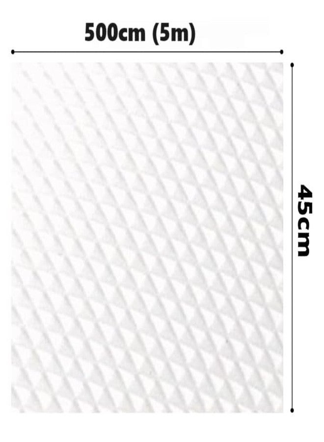 ElastPro EVA Food Grade Washable Anti Slip Mat/Sheet for Fridge, Shelf Liner, Table, Kitchen Drawer mat (Diamond Clear, 5 Meter) - Image 2