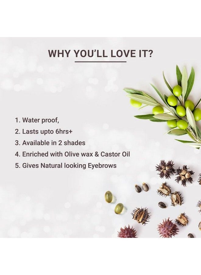 Lotus Makeup قلم تحديد الحواجب المثالي من إيكوستاي، لون أسود طبيعي؛ زيت الزيتون وزيت الخروع؛ مقاوم للماء؛ يدوم طويلاً؛ نباتي؛ 1 جرام  - Image 5