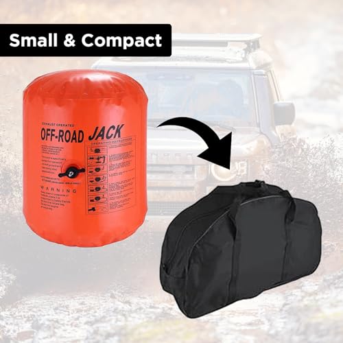 BotaBay 4 Ton Off-Road Exhaust Air Jack 8800lbs Lifting Capacity Inflatable Soft Jack 31.5-inch Height, Double Inflatable Systems, for SUV Car Truck Rescue 1000 Denier Nylon Material with Carrying Bag - Image 5