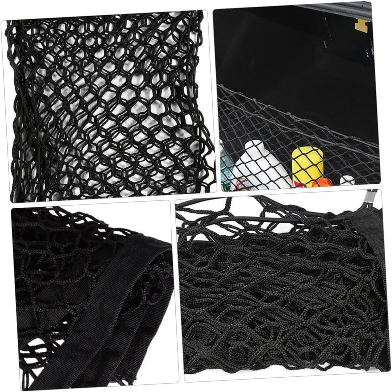 ABOOFAN Double Mesh Luggage Net Storage Car Trunk Organizer Auto Cargo Organizer Nylon Mesh Net for Travel - Image 4