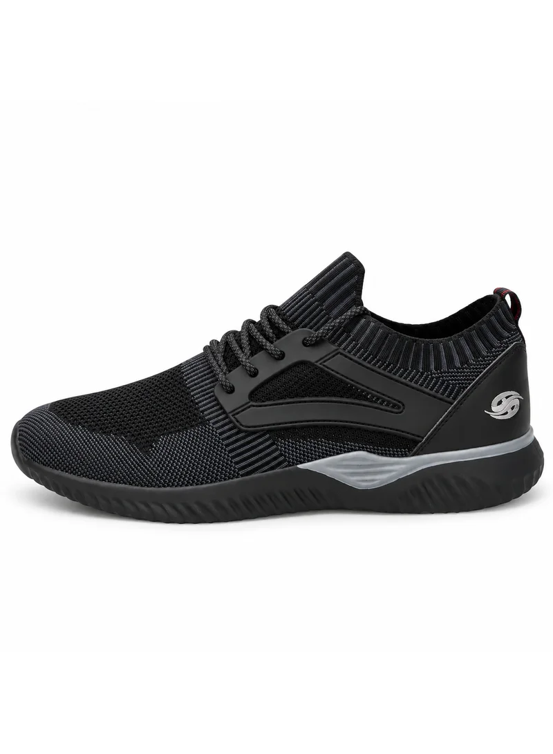 دوكرز باي جيرلي Dockers by Gerli Men's Lightweight Breathable Knit Low-Top Sneakers - Black