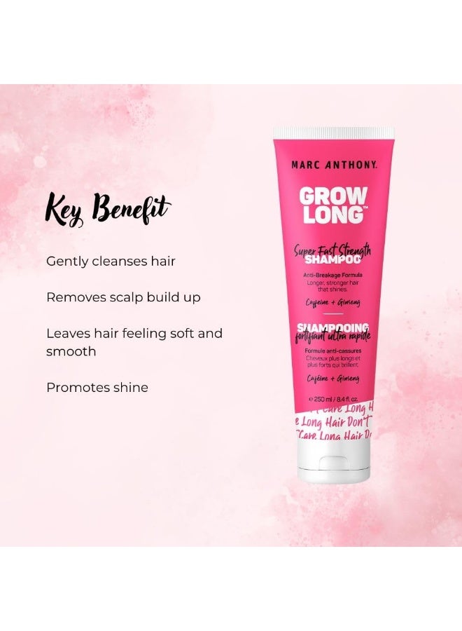 MARC ANTHONY Strengthening Grow Long Super Fast Strength Shampoo, 250 Ml - Image 2