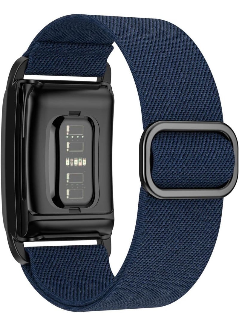 ترامكس حزام معصم من النايلون متوافق مع سوار Whoop 4.0، حزام رياضي قابل للتعديل ومسامي مع غطاء واقي، ملحق جهاز تتبع اللياقة البدنية للرجال والنساء (أزرق) - Image 3