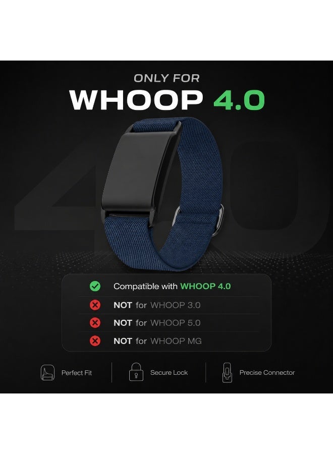 TraMx WHOOP 4.0 Replacement Band Adjustable Breathable Nylon Sport Strap with Secure Lock Connector for Fitness Tracker - Image 2
