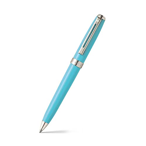 Sheaffer Prelude Mini Ballpoint Pen, Gloss Turquoise Featuring Nickel Plate Trim (E2980651) - Image 5