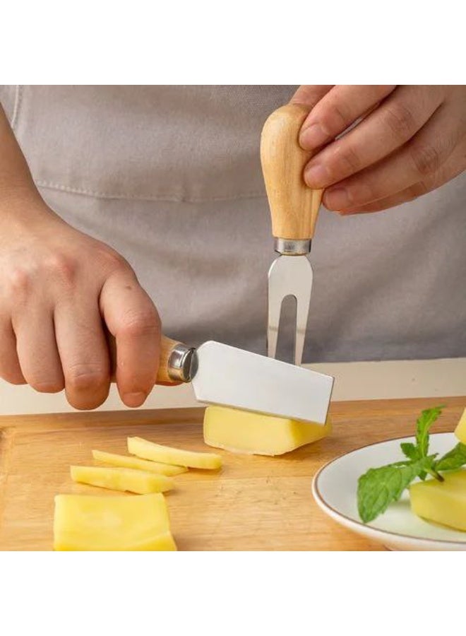 طقم تقطيع وفرد الجبن والزبدة 3 قطع تصميم أنيق وعملية لا غنى عنها في كل مطبخ ومطعم(RO) - Image 3