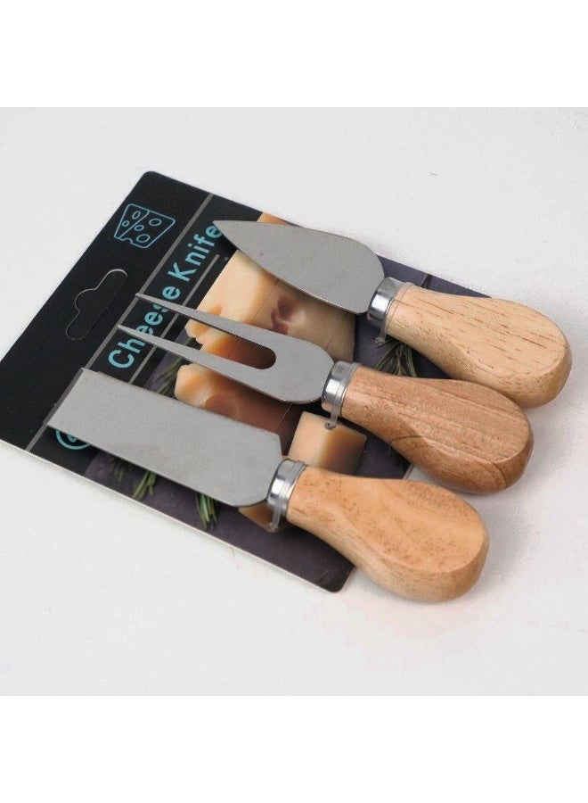 طقم تقطيع وفرد الجبن والزبدة 3 قطع تصميم أنيق وعملية لا غنى عنها في كل مطبخ ومطعم(RO) - Image 5