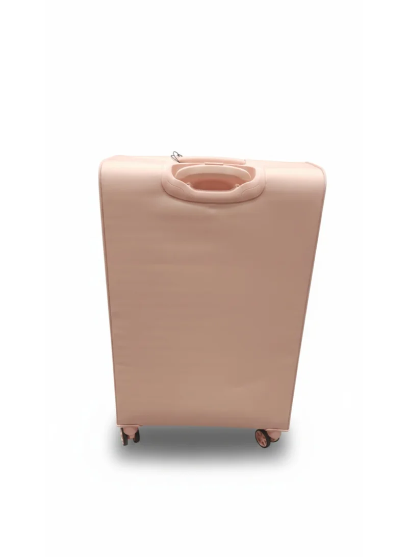 DKNY DKNY Sweet Dreams Large Upright Suitcase – 28 Inch Softside Trolley Luggage, Lightweight Travel Bag with 2-Wheel Upright System & TSA Lock – Peach Bloom