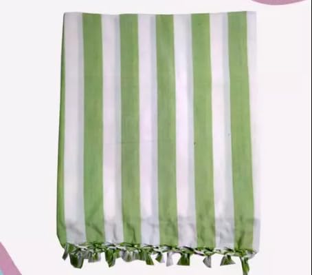 EthnicAlive BhagalpuriStriped Chadar for Summer| Soft Dull Cotton Chadar for Sleeping | Odhne Wali Chadar_Green - Image 3