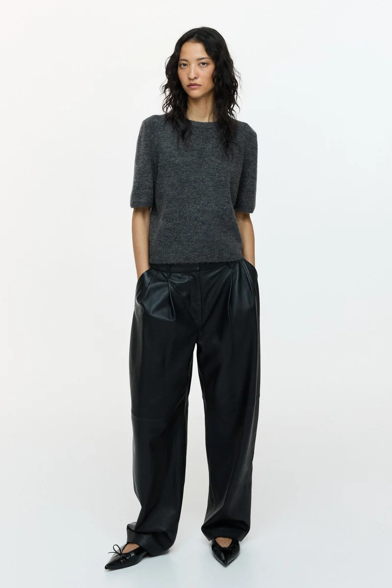 H&M Fine-knit T-shirt