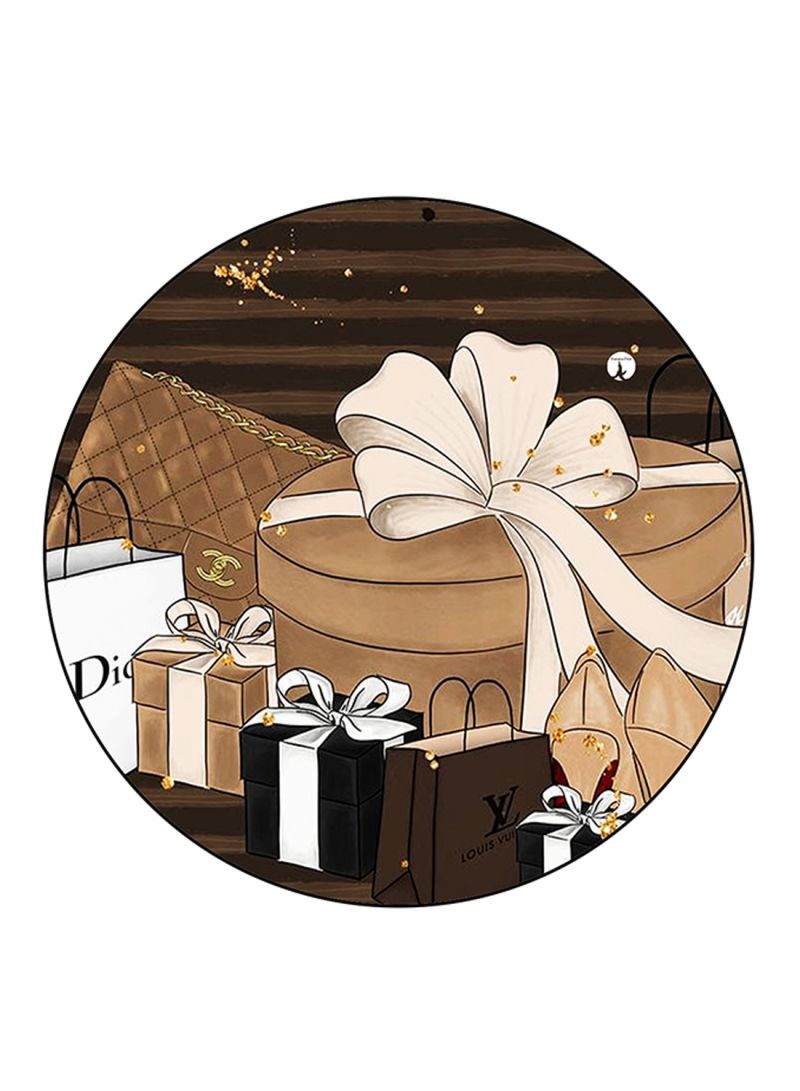 RKN Gifts Printed Fridge Magnet  Round  Multicolour - Image 1