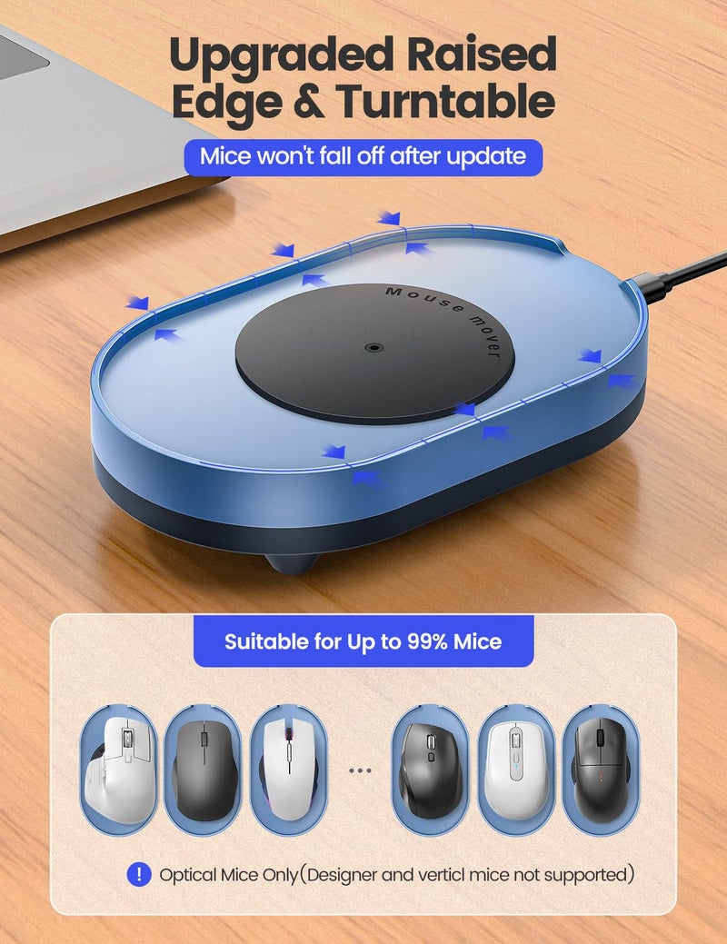 Vaydeer Undetectable Mouse Mover, M4 Mouse Jiggler Device with ON/Off Switch, Driver-Free Shaker Wiggler Mouse Movement Simulation for Computer Awakening, Gift Ideal for Men/Women - Image 5