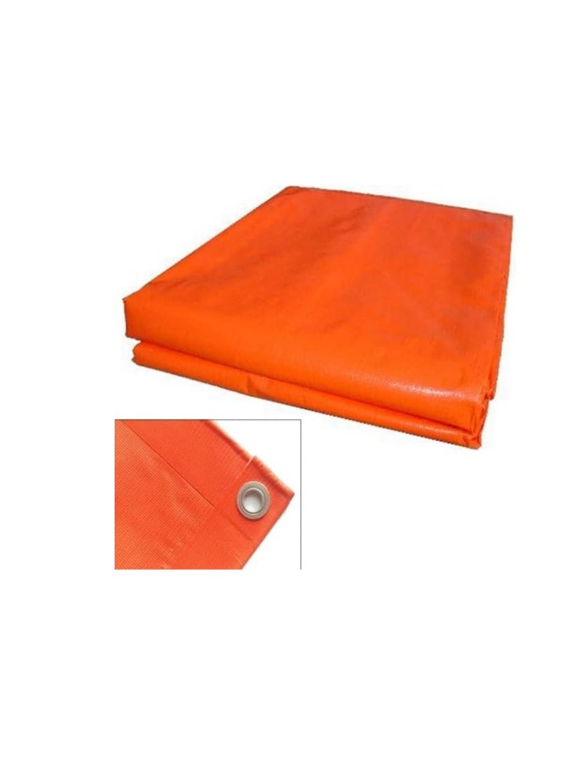 KNP Orange Rain Cover Tarpaulin Sheet (60 x 60) is a durable and versatile protective cover designed to shield items from rain, dust, and other environmental factors. - Image 1