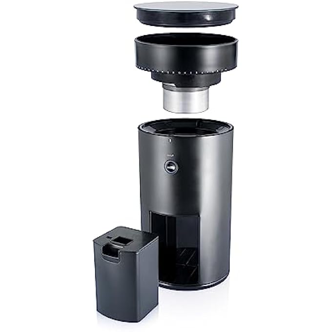 WILFA Svart Uniform Coffee Grinder With 41 Grinding Levels Digital Connection Thanks To App With Auto Stop Function Black - Image 3
