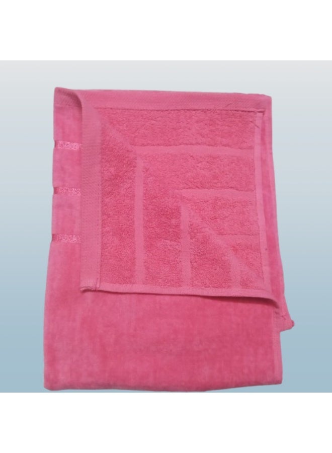High-quality 3-piece towel set (one side cotton, one side velvet), 50x100 cm - Image 3