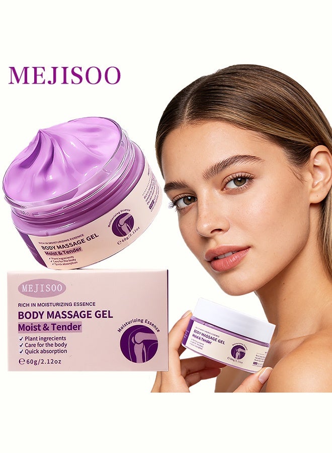MEJISOO Body Massage Gel, Rich Moisturizing Essence for Quick Absorption & Gentle Body Care 60g - Image 1