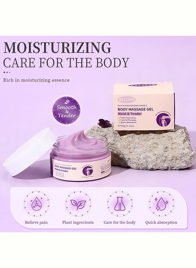 MEJISOO Body Massage Gel, Rich Moisturizing Essence for Quick Absorption & Gentle Body Care 60g - Image 3