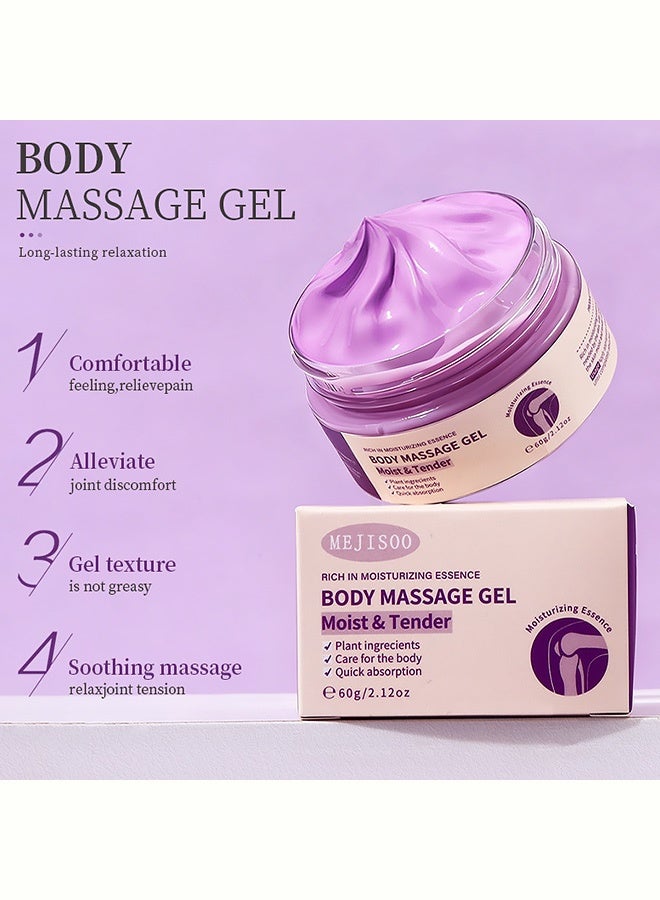 MEJISOO Body Massage Gel, Rich Moisturizing Essence for Quick Absorption & Gentle Body Care 60g - Image 2