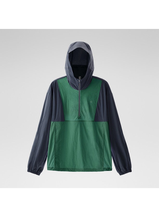 Bananain Liangpi 502 Uv Unisex Half-zip Color-block Sun Protection Jacket - Cooling, Breathable, Functional Windbreaker - Image 2