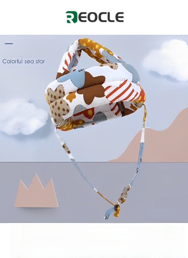 REOCLE Baby Helmet Baby Head Protector Toddler Inflatable Helmets Adjustable Infant Helmet Head Protector Soft Head Guard for Crawling Walking - Image 1