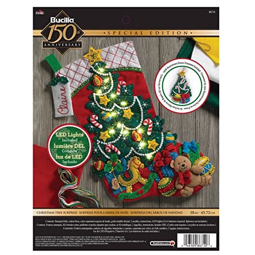 Bucilla Bucilla Christmas Tree Surprise Stocking Kit 