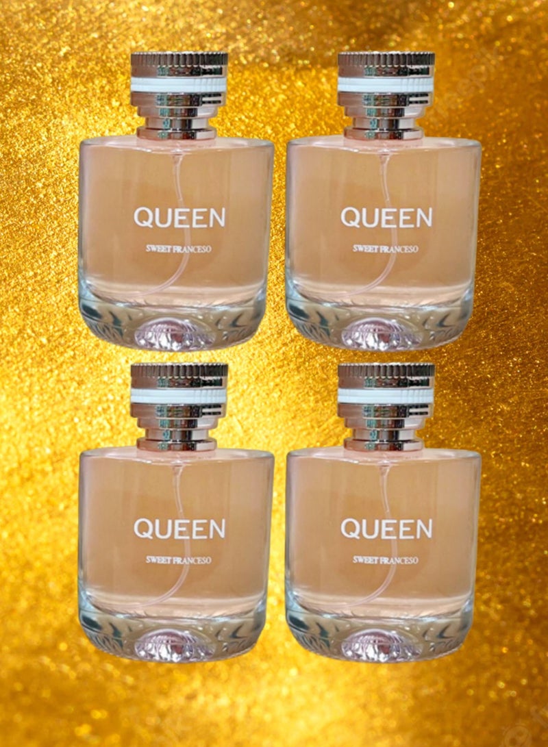 Queen 4 Pieces The Fragrance For Women QUEEN EDT 100 Ml - Image 1