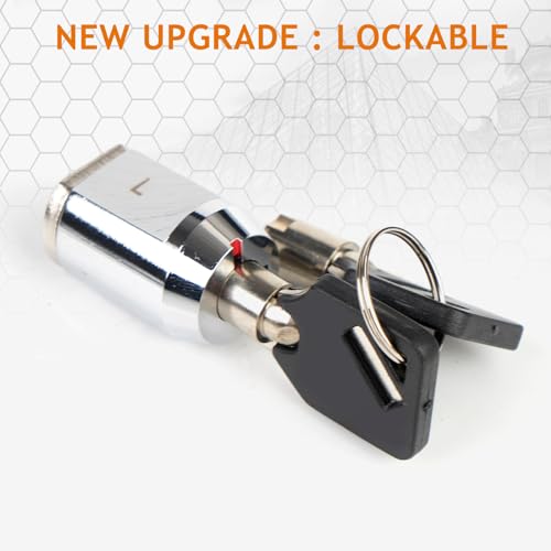 Htostar Racing Lockable Fuel Pack Mount with Keys Replacement for RX-LOX-PM Compatible with Standard Fuel Tank Water Pack Fuel Pack 1Gallon 2 Gallon Double Locking Mount 2PCS - Image 3