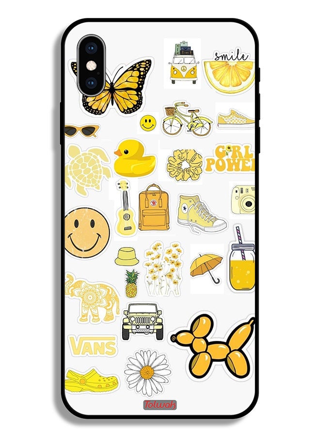 Tolwak Apple iPhone XS Max Protective Case Girly Tags - Image 2