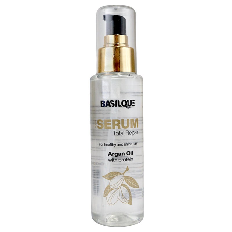 Basilque Hair Serum Total Repair For Healthy&Shine Hair-Argan Oil With Protein-100ml