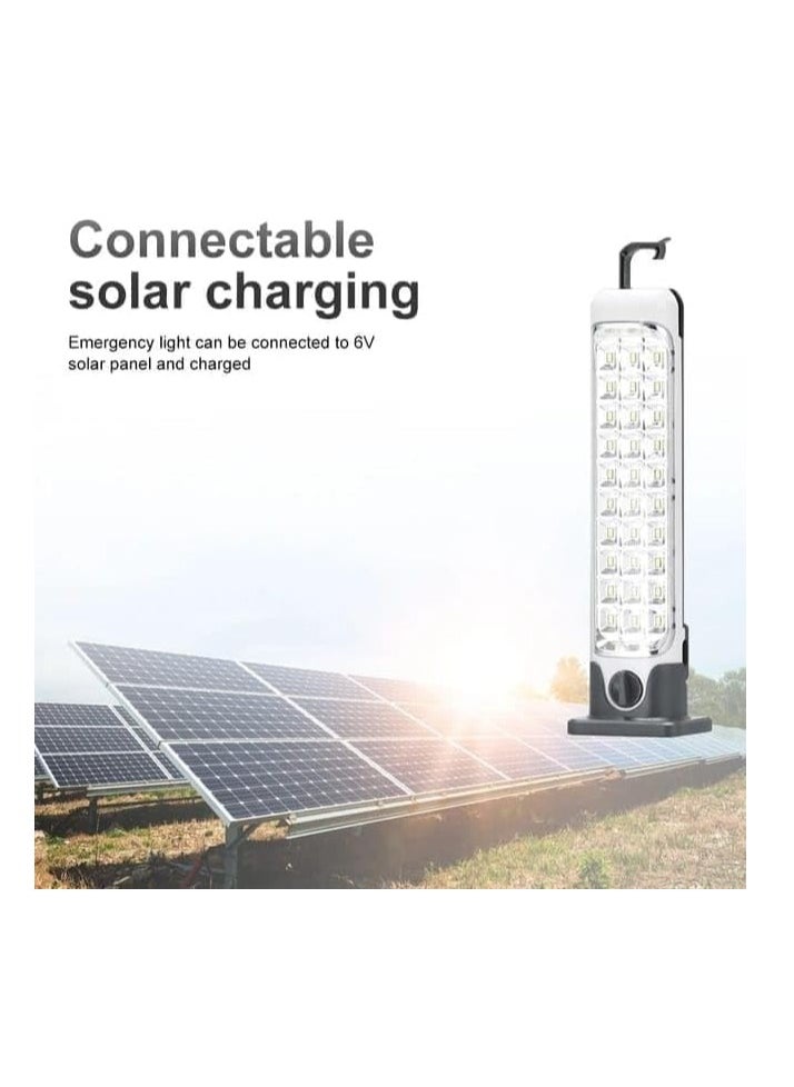 Spaceshoop LJ-8830 Rechargeable Emergency Light with Long Lasting Battery, LED Bulbs, 1200mAh Emergency Light with High Beam and Soft Light, Waterproof and Portable  - Image 3