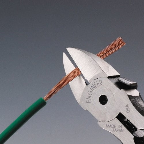 Engineer NS-03 Micro Nippers, 5 Inch Precision Cutters for Circuit Board work and Wire Cutting, comes with Opening Angle Adjuster, Made in Japan - Image 2
