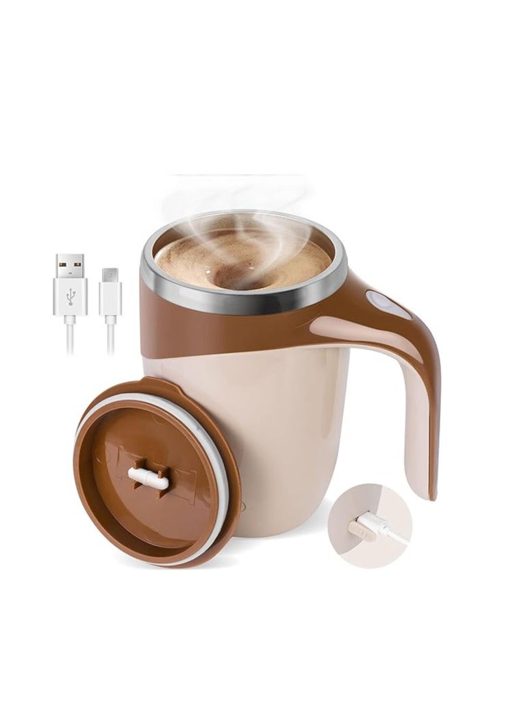 Automatic Magnetic Stirring Coffee Cup Self Stirring Cup Rotating Magnetic Stirring Cup Home Office Travel Mixing Cup Suitable for Coffee Milk Tea Hot Chocolate Multi Color  - Image 1