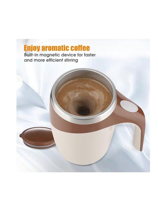 Automatic Magnetic Stirring Coffee Cup Self Stirring Cup Rotating Magnetic Stirring Cup Home Office Travel Mixing Cup Suitable for Coffee Milk Tea Hot Chocolate Multi Color  - Image 3