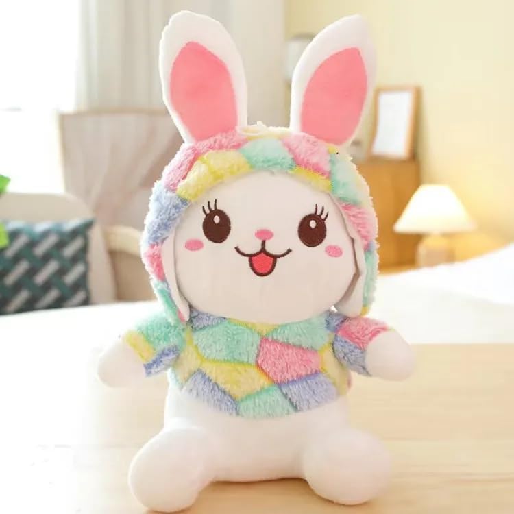 Softdreams Soft Plush Toy for Kids – Cute Stuffed Animal Soft Toy – Soft Cuddly Toy for Baby Boys & Girls, Return Gift & Room Décor Rabbit 22cm - Image 4