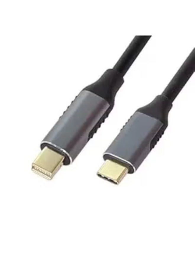 Xiwai USB 3.1 Type-C to Mini DisplayPort Cable 1.8m – 4K Monitor Cable for Laptop – USB-C Source to Mini DP Male Display Connection - Image 1