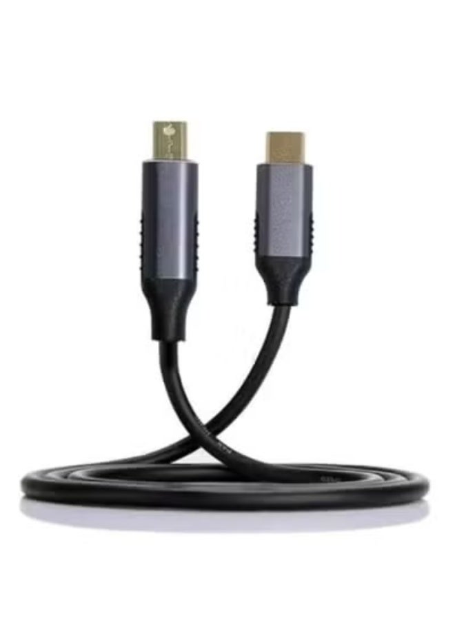 Xiwai USB 3.1 Type-C to Mini DisplayPort Cable 1.8m – 4K Monitor Cable for Laptop – USB-C Source to Mini DP Male Display Connection - Image 2