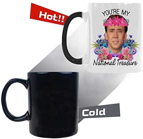 SCSF You're My National Treasure Morphing Coffee Mugs Heat Reveal Color Change Mug Christmas Mug For Men11 Ounces - Image 3
