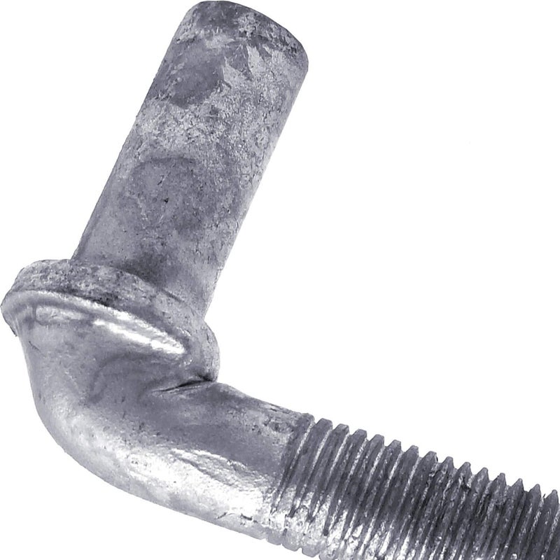 Jake Sales J-Bolt Post Hinge 12" - Hinge Bolts Thru The Post Includes Nuts - J-Bolt Hinge has 5/8" Male Pin - Fence Bolt Though Post Hinge (2 Pack) - Image 2