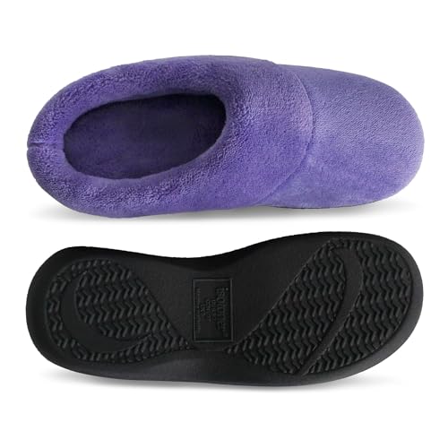 isotoner Women's Terry Clog Slippers: Non-Slip, Indoor/Outdoor, Non-Slip, Memory Foam, Machine Wash - Image 3