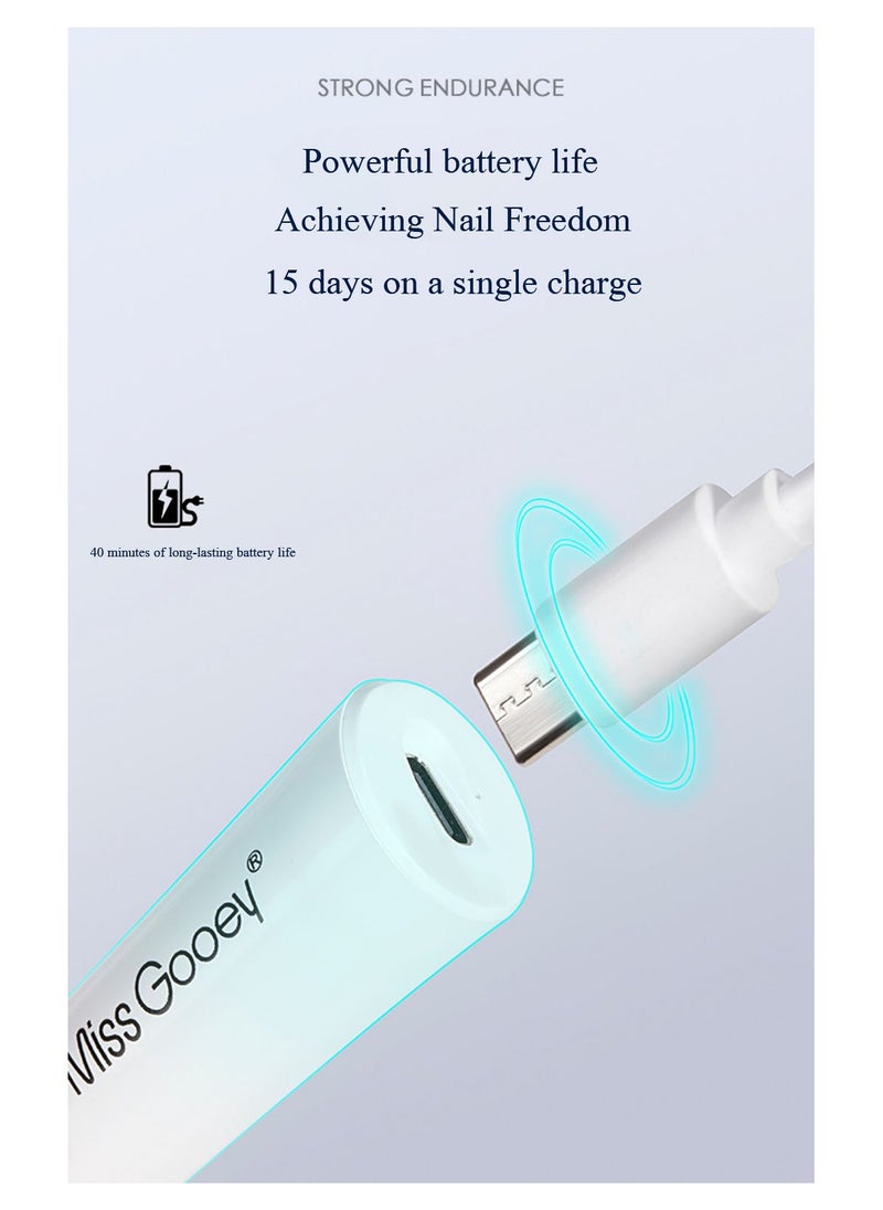 Miss Gooey Portable electronic storage manicure lamp quick-drying nail polish glue baking lamp  - Image 4