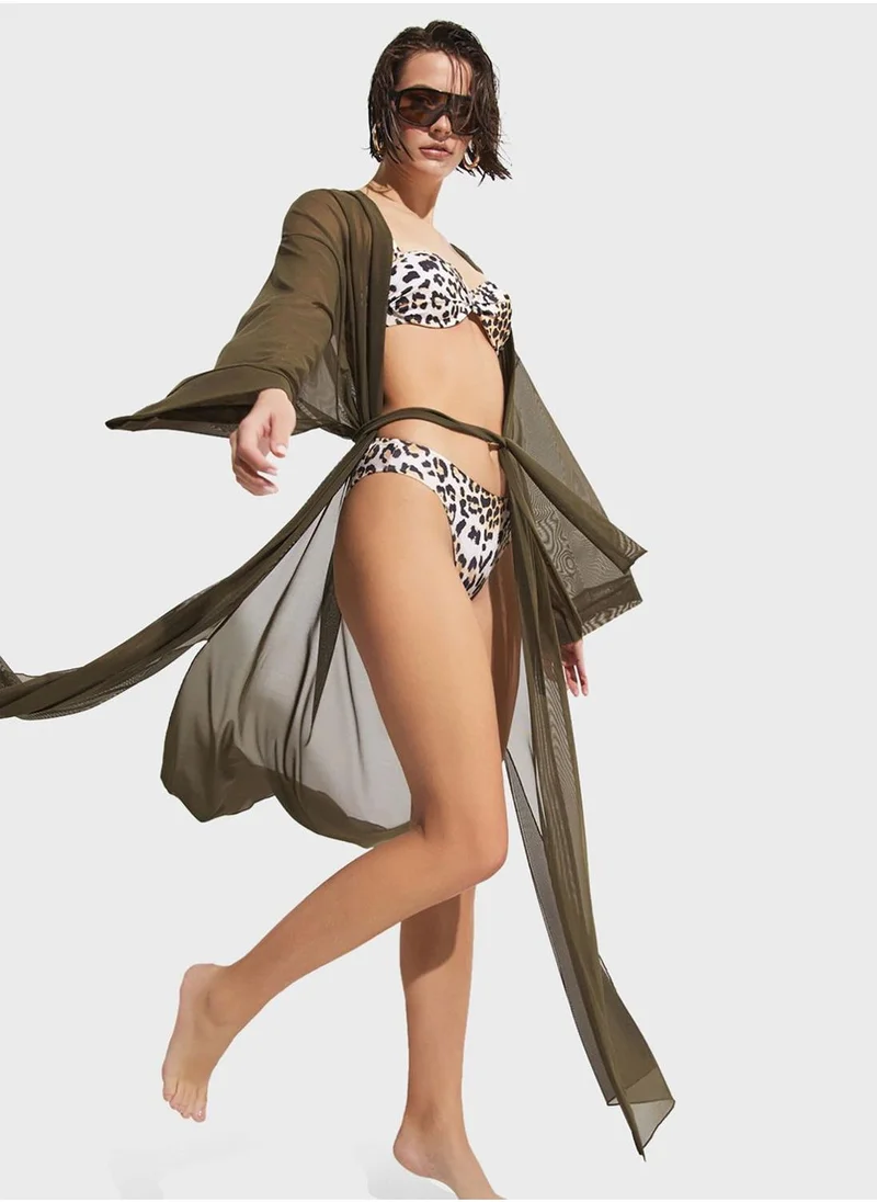 جون Printed Bikini Top & Bottom Set