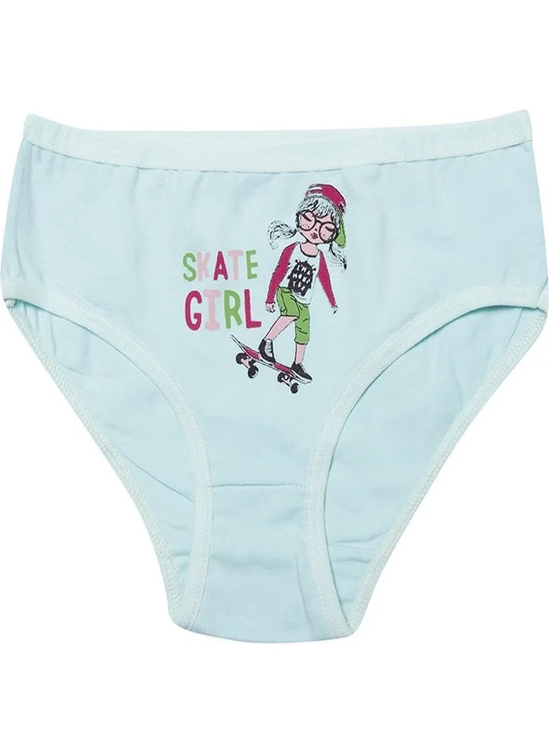 كوتا 3410X12 Girls' 12 Piece Lycra Mixed Pattern Bikini Panties-Colorful