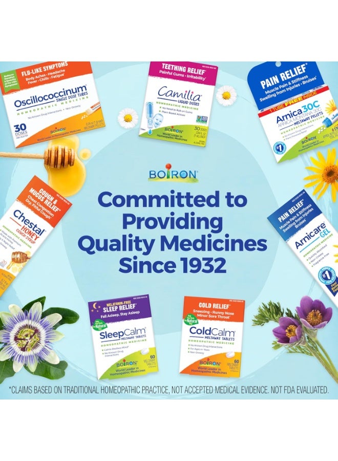 Boiron ColdCalm Baby Single-Use Drops for Relief from Cold Symptoms of Sneezing, Runny Nose, and Nasal Congestion - Sterile and Non-Drowsy Liquid Doses - 30 Count - Image 3