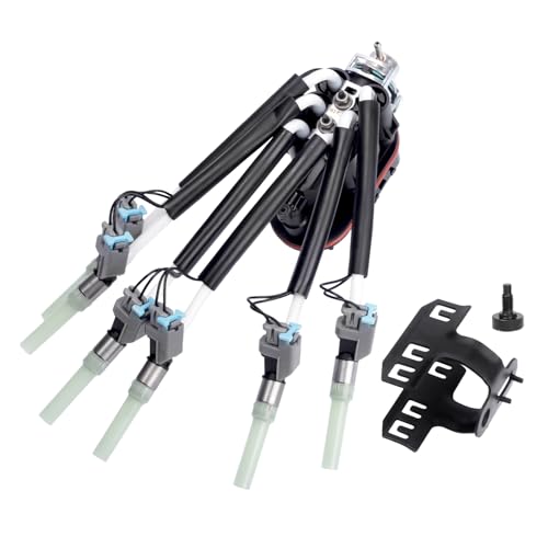 Hsbang FJ503 Fuel Injectors Compatible with Silverado 1500 Astro Blazer C1500 Express 1500 2500 K1500 Pickup GMC C1500 K1500 Savana 1500 2500 Sierra 1500 Replace 12568332 19210688 6 Cylinder - Image 1