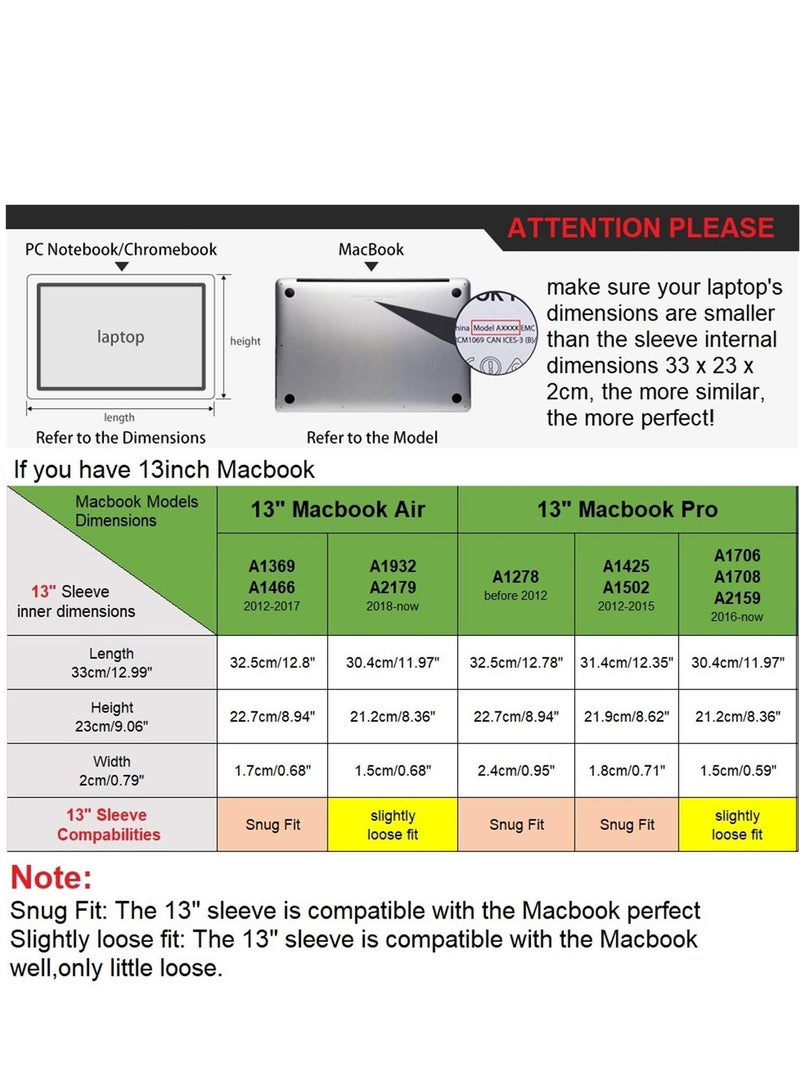 حقيبة كمبيوتر محمول متوافق مع ماك بوك برو 13-13.3 بوصة ماك بوك اير - Image 5