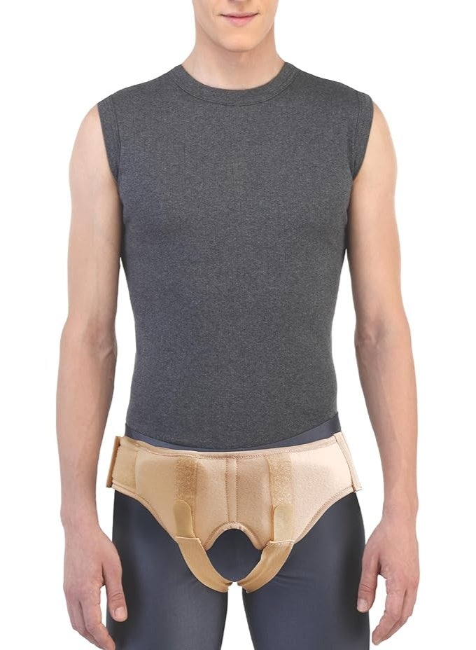 Hernia Belt XL – Adjustable Support Belt with Targeted Compression, Anatomical Pads & Comfortable Under-Clothing Fit