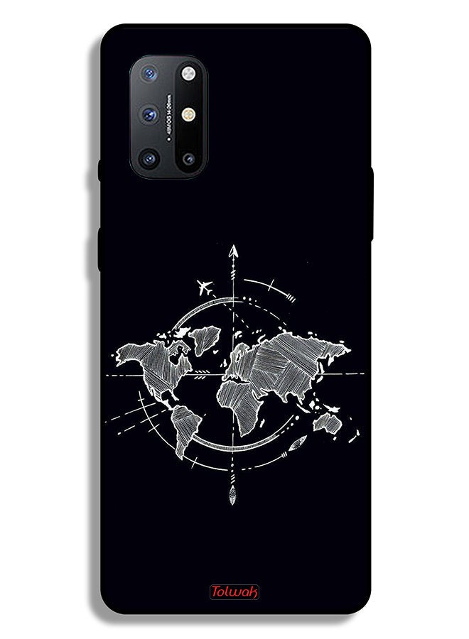 Tolwak OnePlus 8T Plus 5G Protective Case Cover Compass Art - Image 2