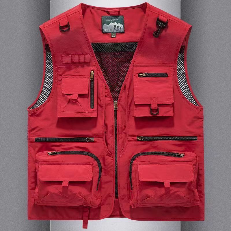 2025 Popular Mesh Men'S Vest Outdoor Multi-Bag Fishing Pography Vest 8512 Vest - Image 5