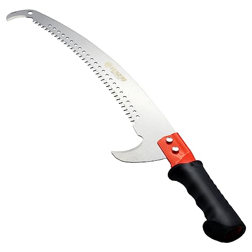 Optifit® Pruning Saw 15.7 Inches Hand Powered Curved-Blade Hand Saw For Cutting Branches,Trimming,Heavy Duty Manganese Steel For Gardening - Image 1